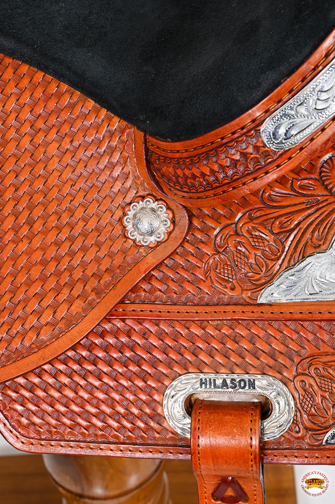 Hiason Western Horse Treeless Trail Barrel Saddle American Leather