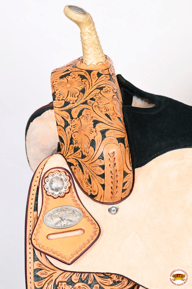 Hilason Western Horse Treeless Trail Barrel Saddle American Leather