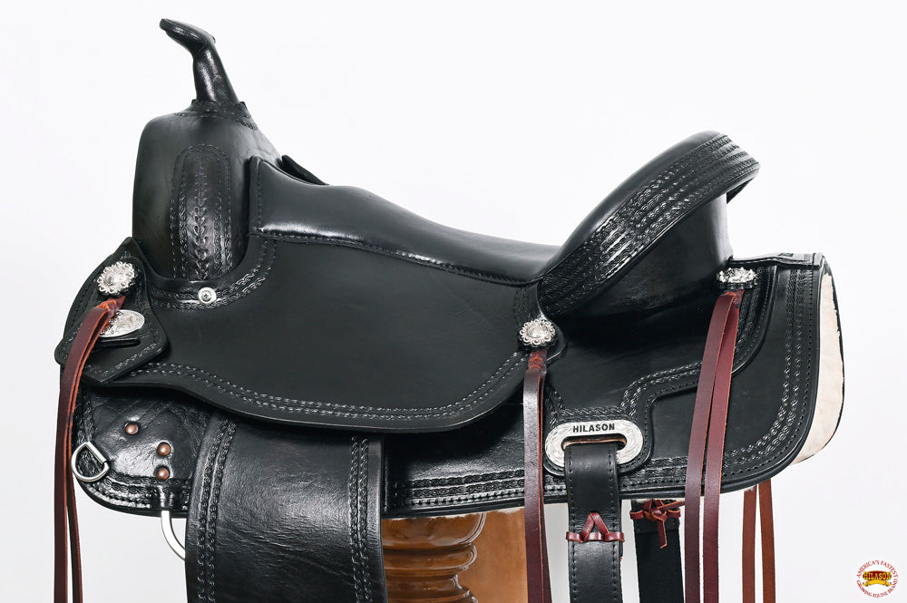 Hilason Western Horse Treeless Trail Pleasure Saddle American Leather