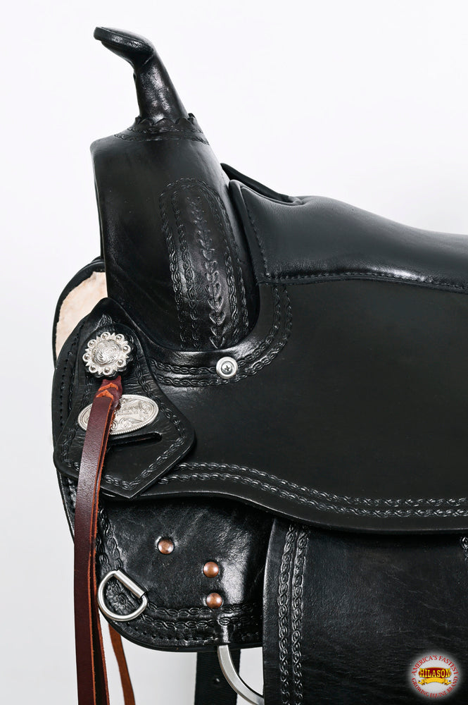 Hilason Western Horse Treeless Trail Pleasure Saddle American Leather
