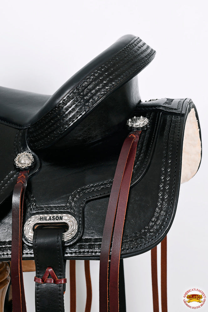 Hilason Western Horse Treeless Trail Pleasure Saddle American Leather