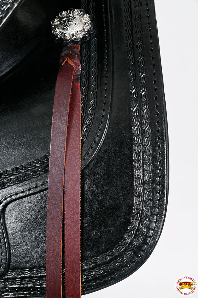 Hilason Western Horse Treeless Trail Pleasure Saddle American Leather