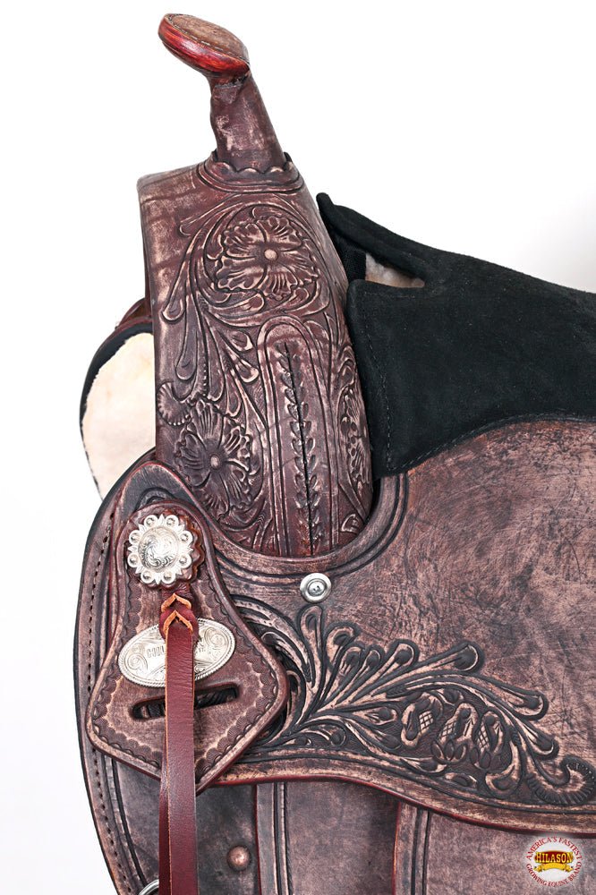 Western Horse Saddle American Leather Treeless Trail Pleasure Hilason