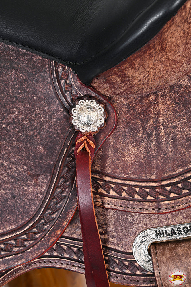 Western Horse Saddle American Leather Treeless Trail Pleasure Hilason