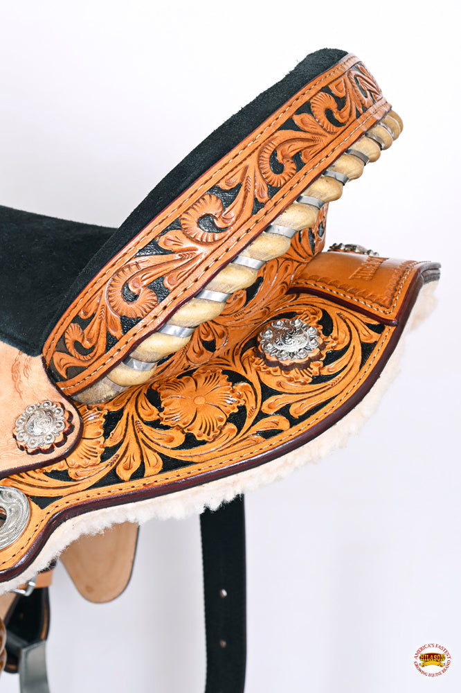 Flex Tree Western Horse Saddle American Leather Trail Barrel Racing By Hilason