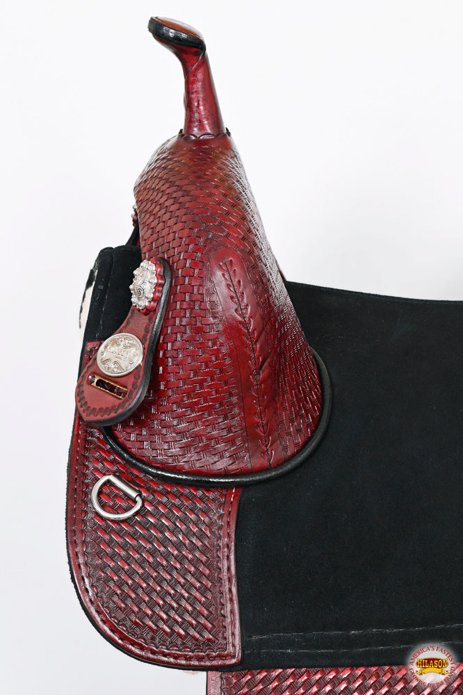 Hilason Western Horse Trail Barrel Racing American Leather Saddle