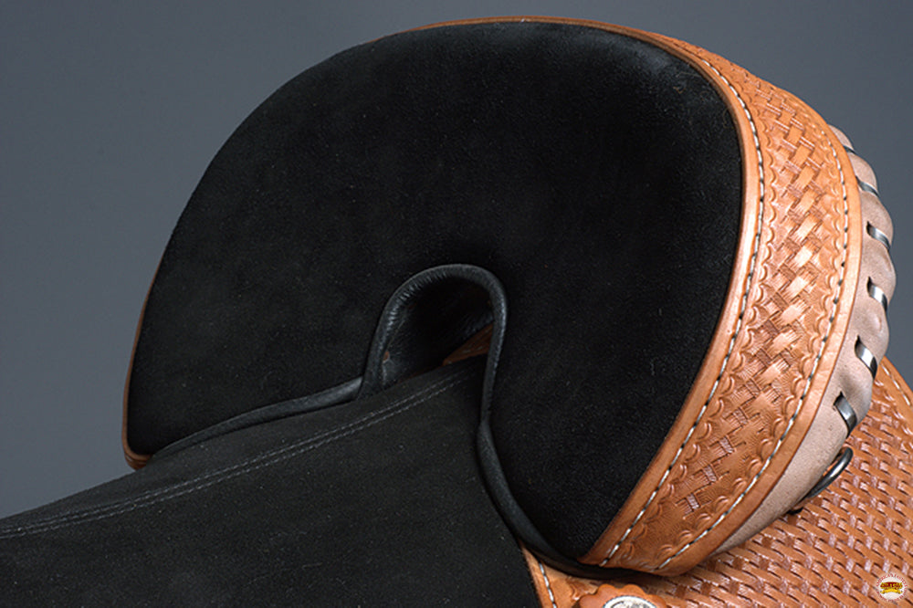 Hilason Western Horse Trail Barrel Racing American Leather Saddle