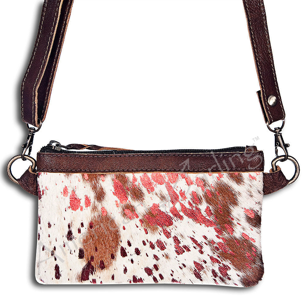 American Darling Small Crossbody Hair On Genuine Leather Women Bag Western Handbag Purse