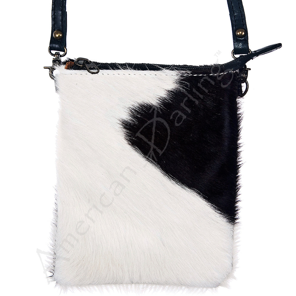 American Darling Cross Body Hair On Genuine Leather Women Bag Western Handbag Purse