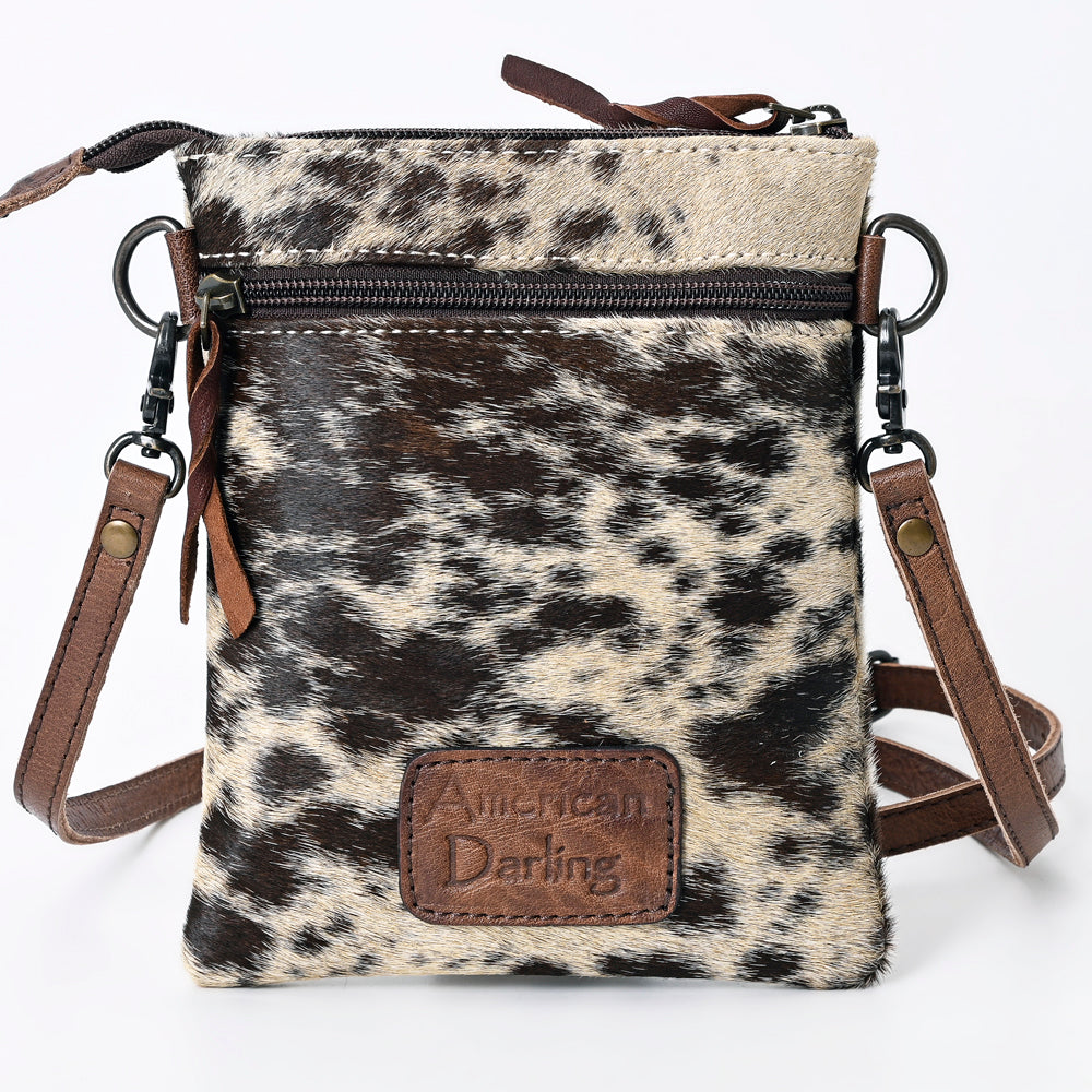 American Darling Cross Body Hair On Genuine Leather Women Bag Western Handbag Purse