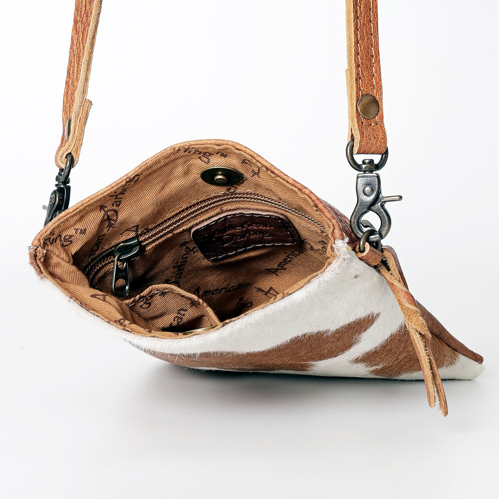 American Darling Cross Body Hair On Genuine Leather Women Bag Western Handbag Purse