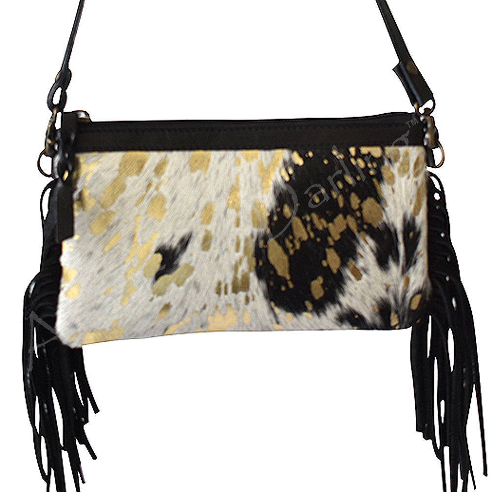 American Darling Small Crossbody Hair On Genuine Leather Women Bag Western Handbag Purse