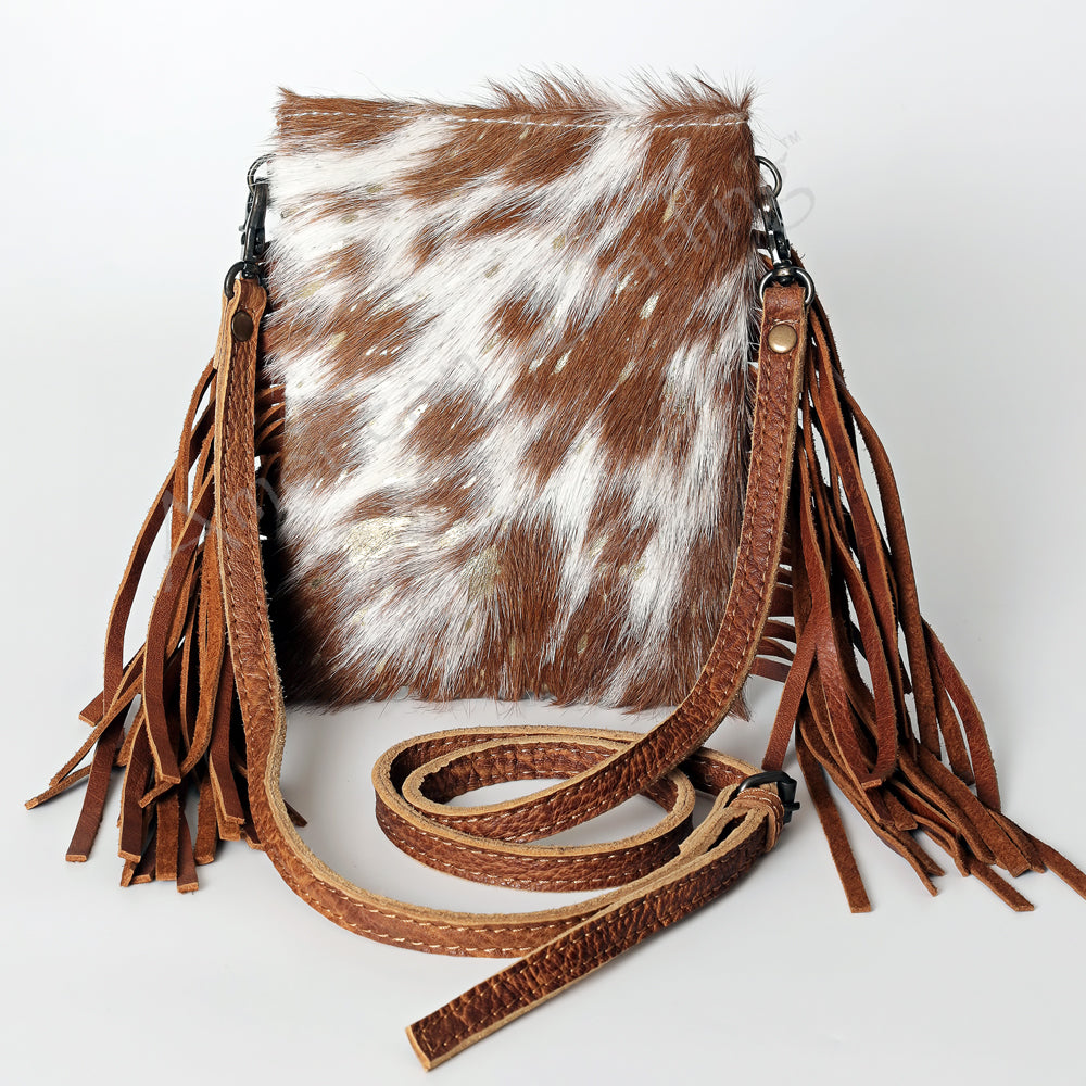 American Darling Cross Body Hair On Genuine Leather Women Bag Western Handbag Purse