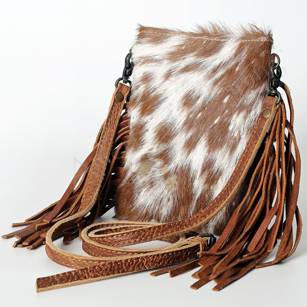 American Darling Cross Body Hair On Genuine Leather Women Bag Western Handbag Purse