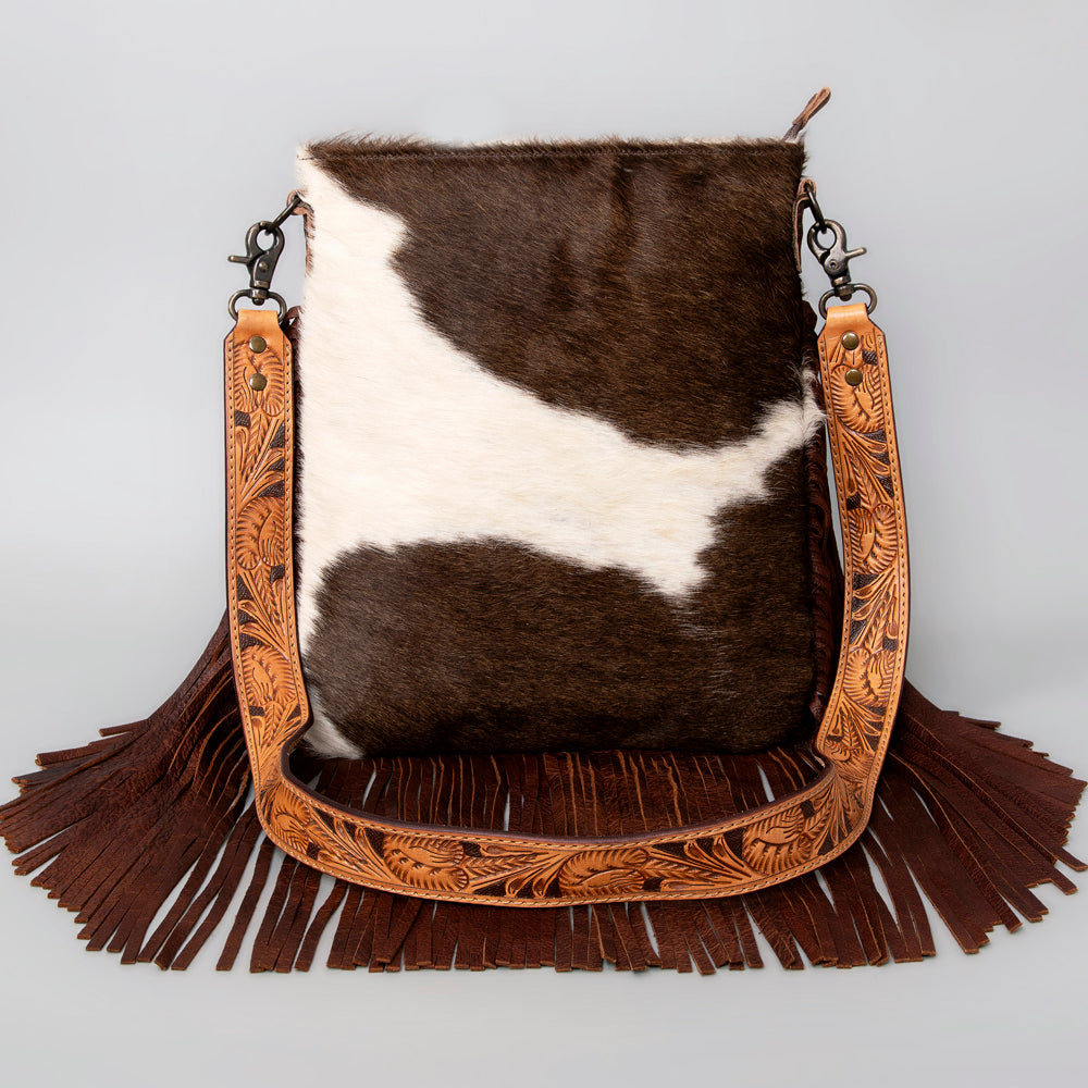 ADBGS192BRW American Darling Hair On Genuine Leather Women Bag Western Handbag Purse