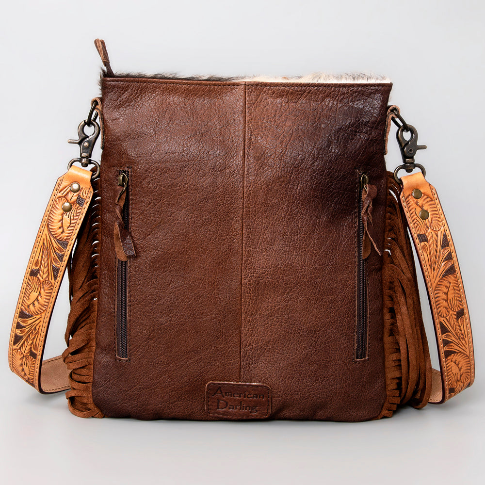 ADBGS192BRW American Darling Hair On Genuine Leather Women Bag Western Handbag Purse