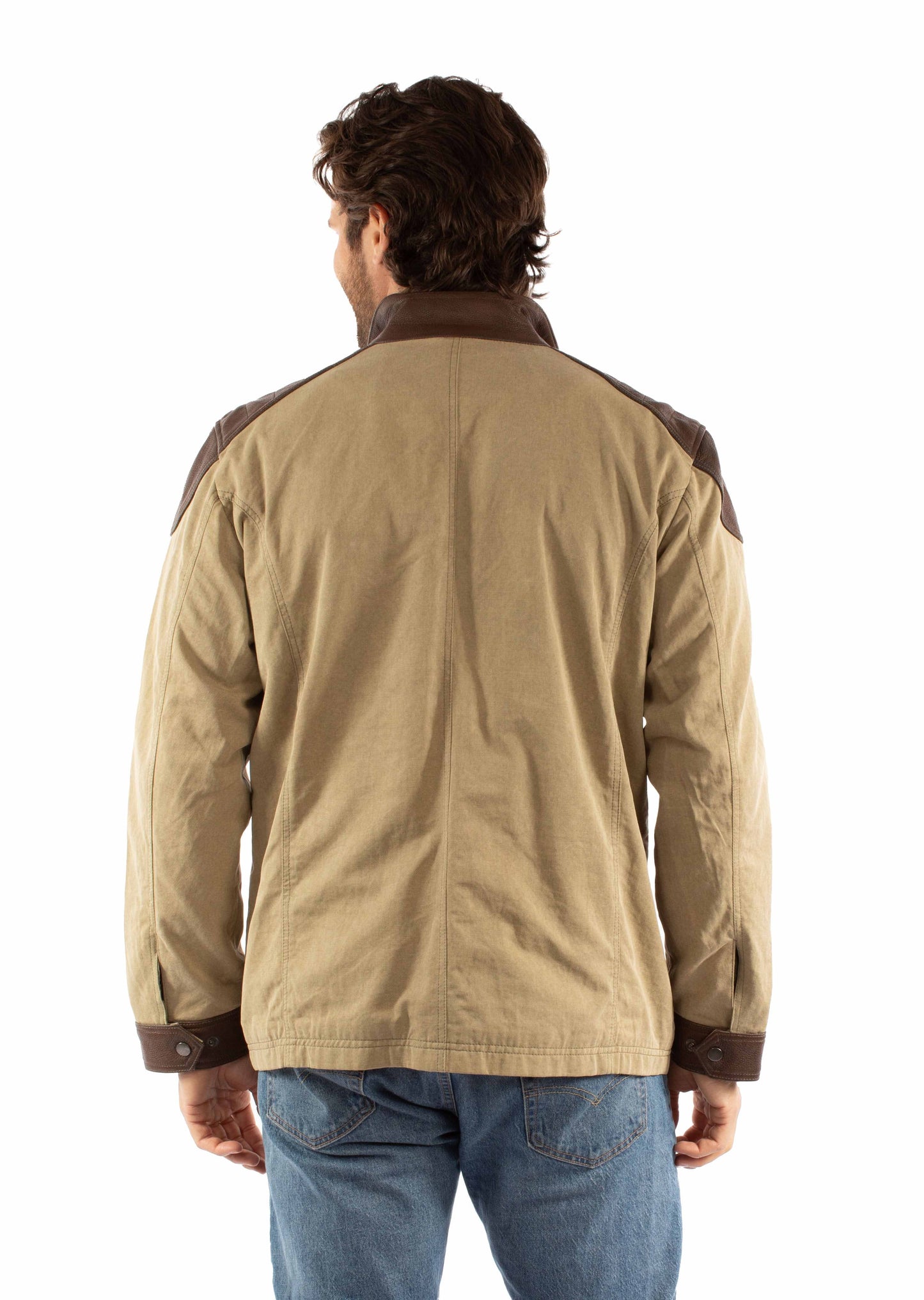 Men's Jacket W/canvas - 1089