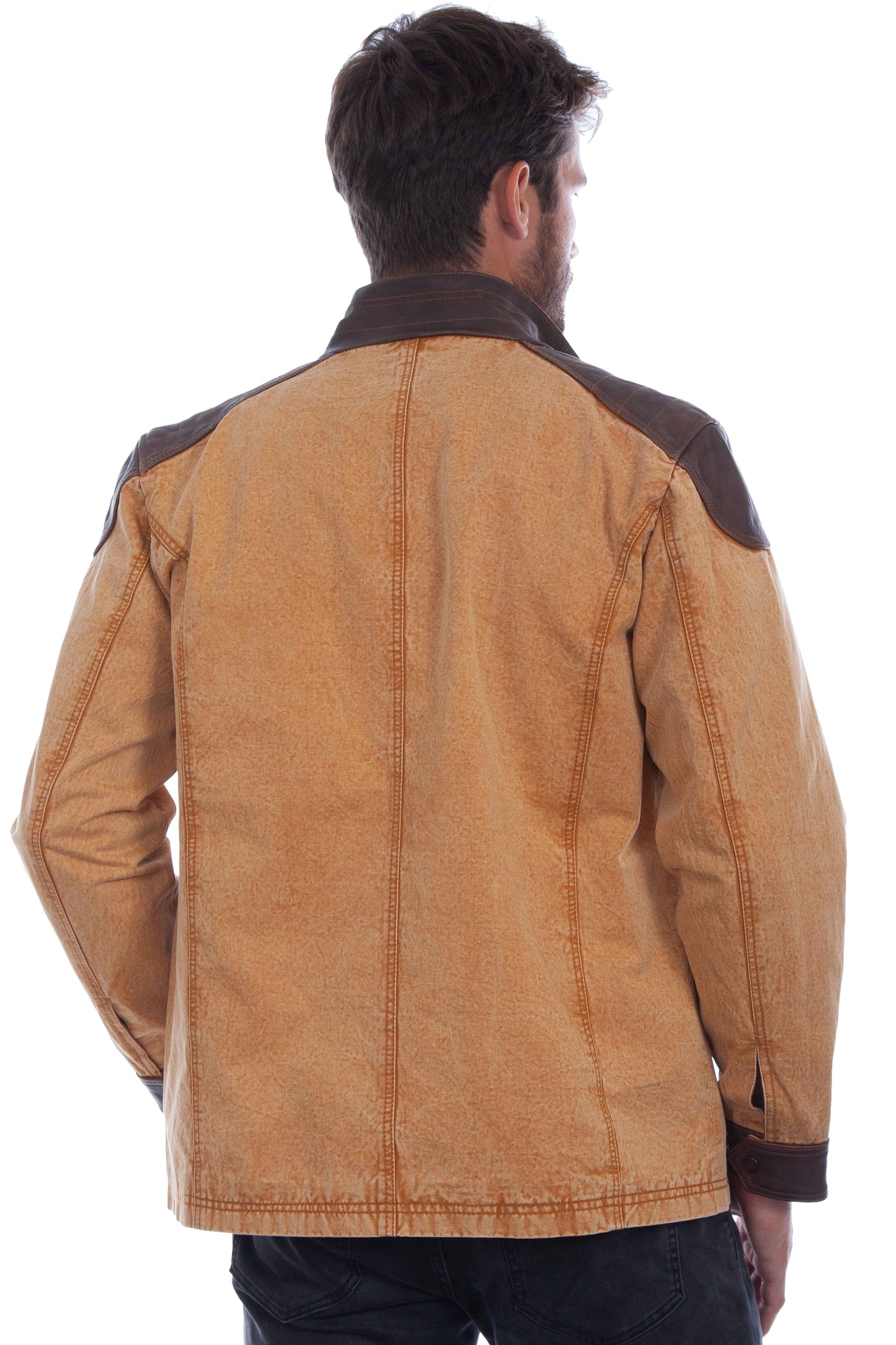 Men's Jacket W/canvas - 1089