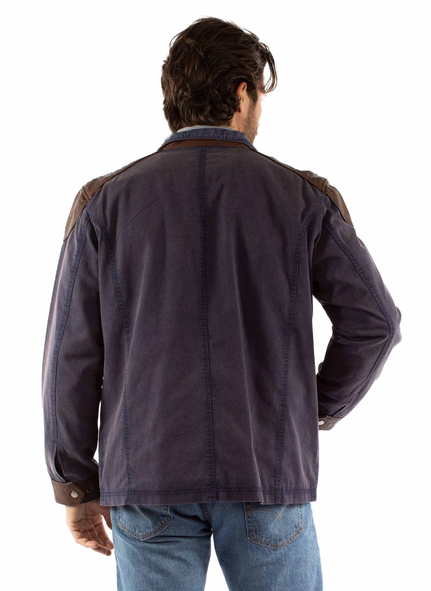 Men's Jacket W/canvas - 1089