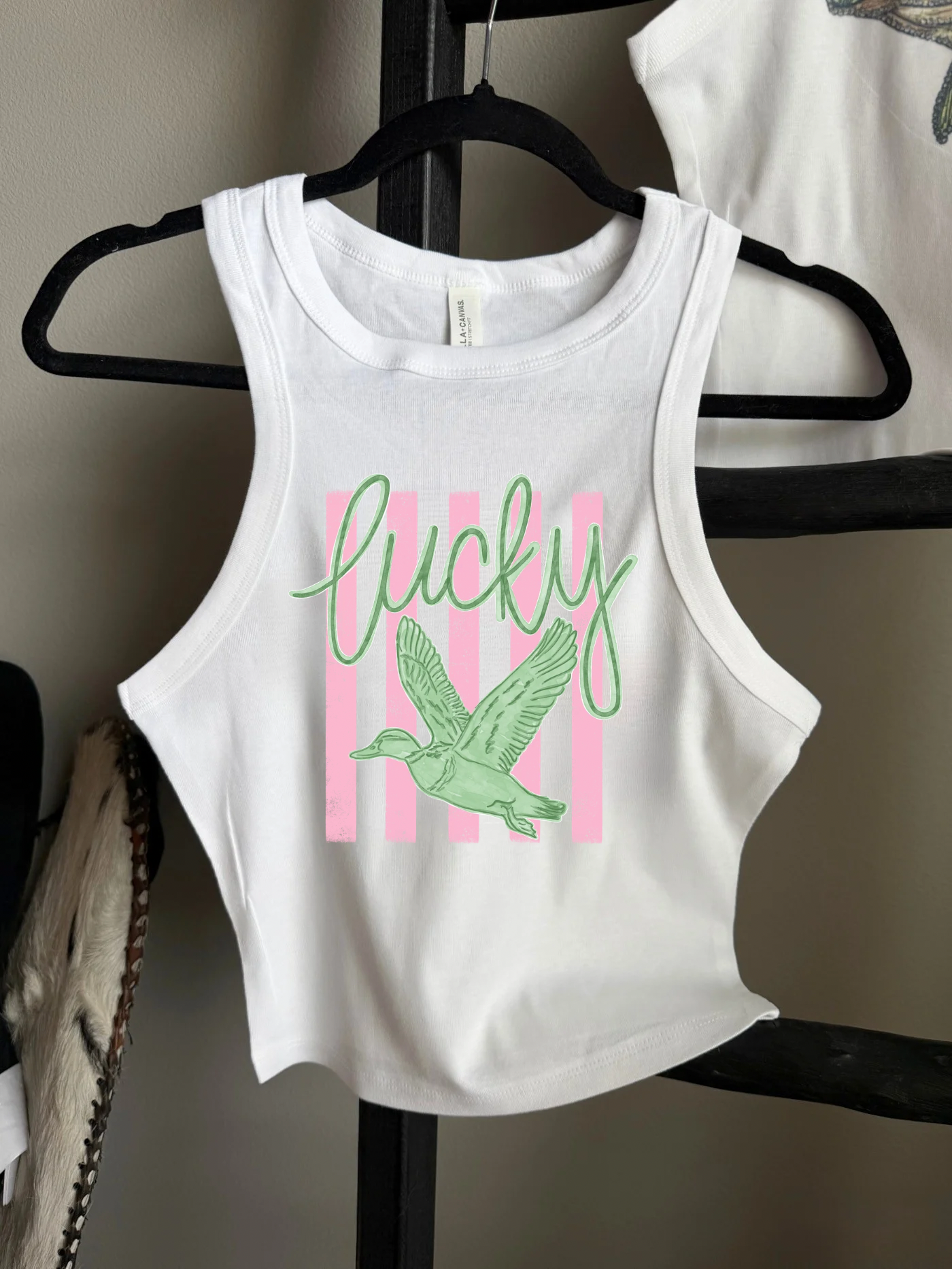 Lucky Duck Cropped Tank