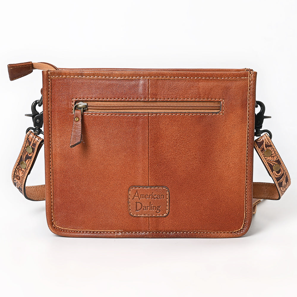 American Darling Hand Tooled Genuine Leather Women Bag Western Handbag Purse