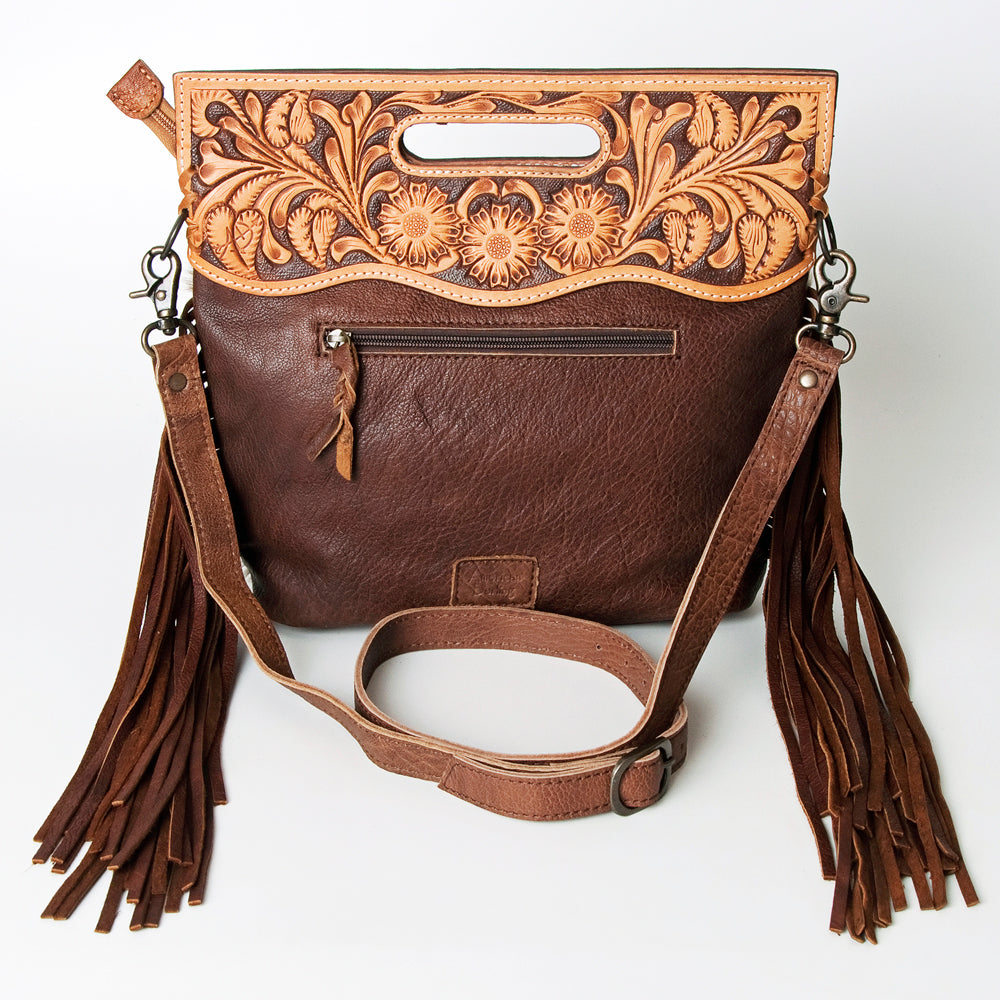 American Darling Clutch Hand Tooled Hair on Genuine Leather Western Women Bag Handbag Purse | Purses for Cute