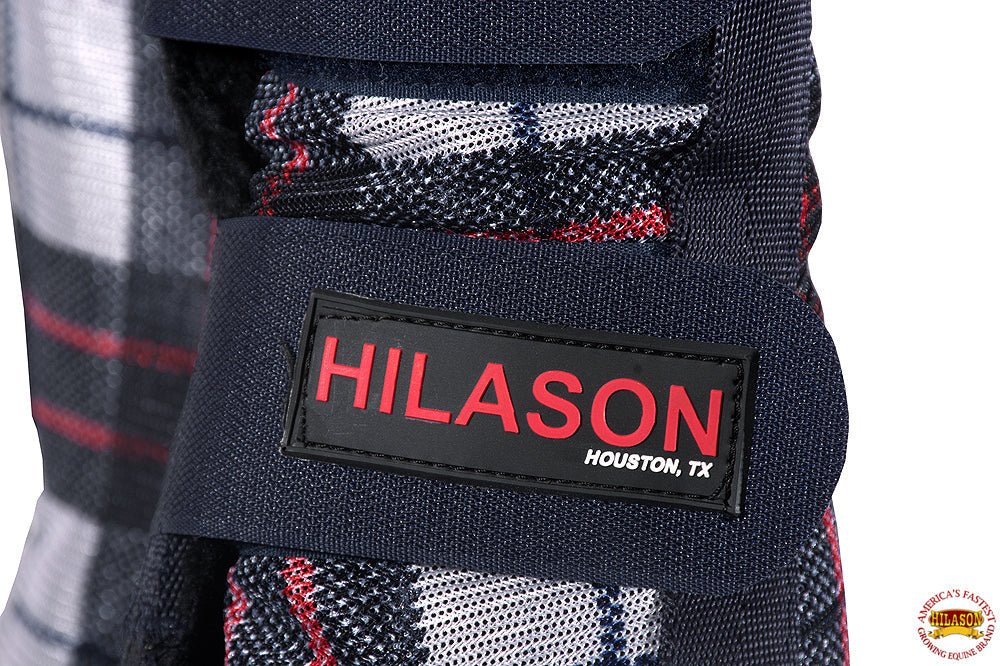 Medium Hilason Horse Fly Boots Uv Protection Fleece Lined 4 Pack Plaid