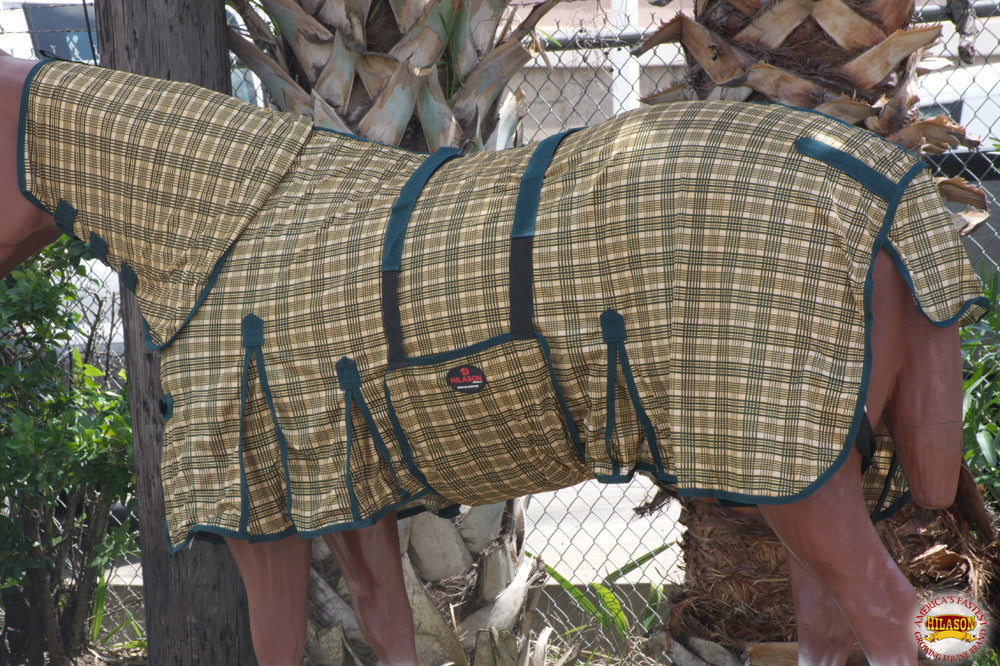 66-84 Inches Hilason Horse Fly Sheet Uv Protect Mesh Bug Mosquito Summer Spring