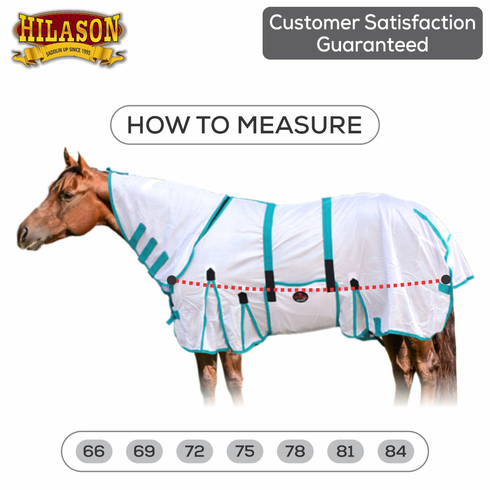 HILASON UV Protect Mesh Bug Mosquito Horse Fly Sheet Summer Spring