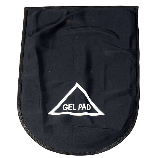 HILASON Western Horse Gel Pad, English Pad, Equestrian Pad Black 21x14 In