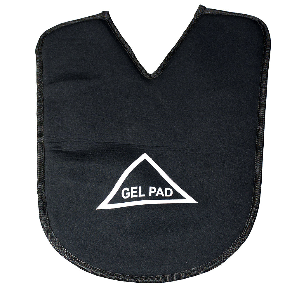HILASON Western Horse Gel Pad, English Pad, Equestrian Pad Black 21x14 In