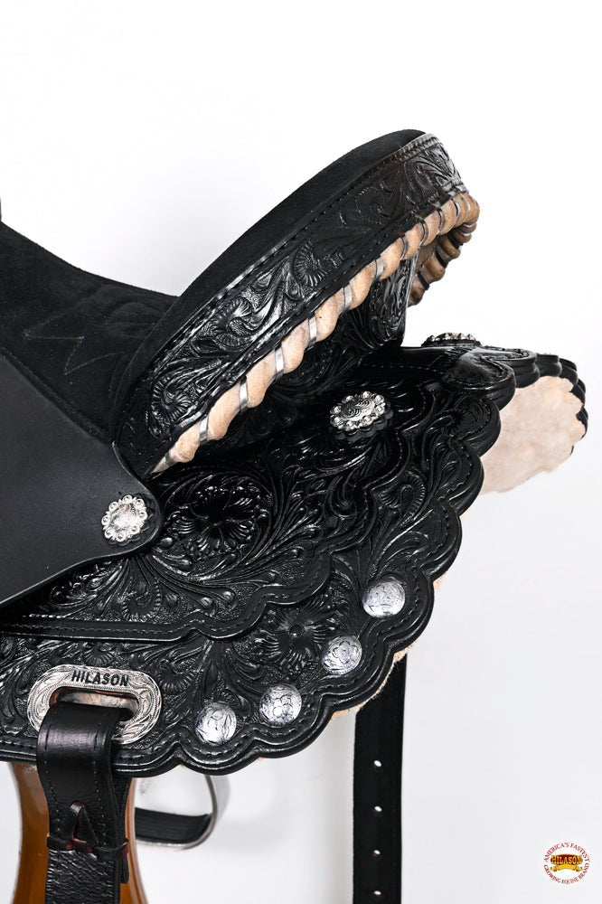 Hilason Western Horse Treeless Trail Barrel Saddle American Leather