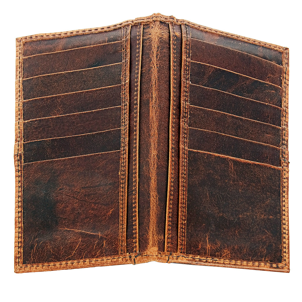 American Darling ADBG390PKCHE Wallet Hair-On Genuine Leather Women Bag Western Handbag Purse