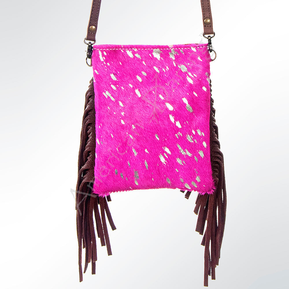American Darling Cross Body Hair On Genuine Leather Women Bag Western Handbag Purse