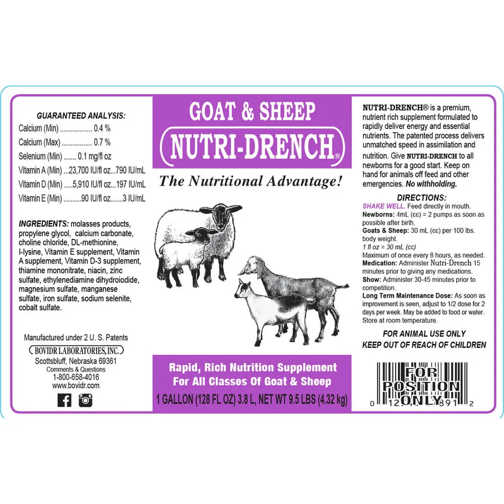 Goat & Sheep Nutri-Drench