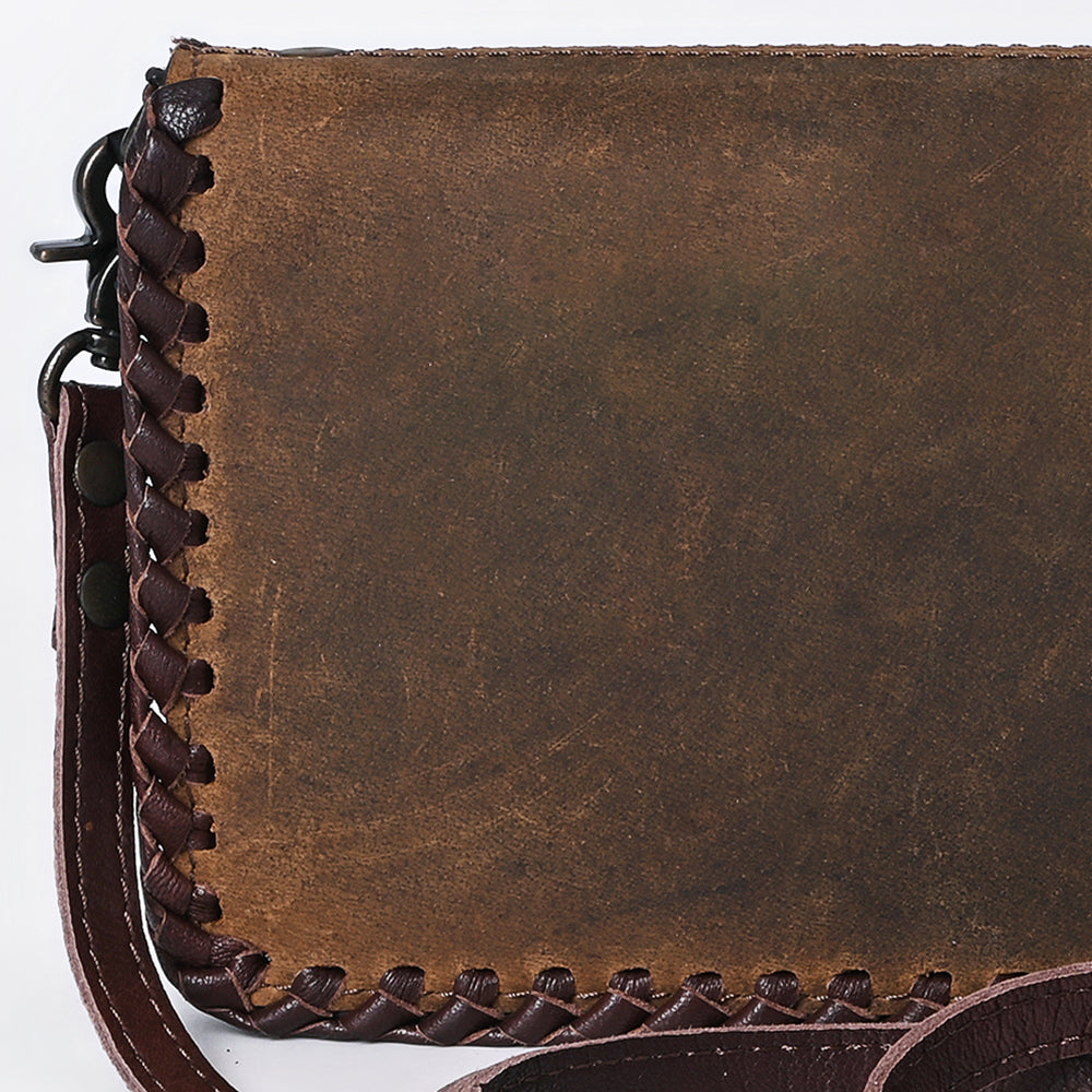 American Darling ADBG485CRAZY Organiser Genuine Leather Women Bag Western Handbag Purse