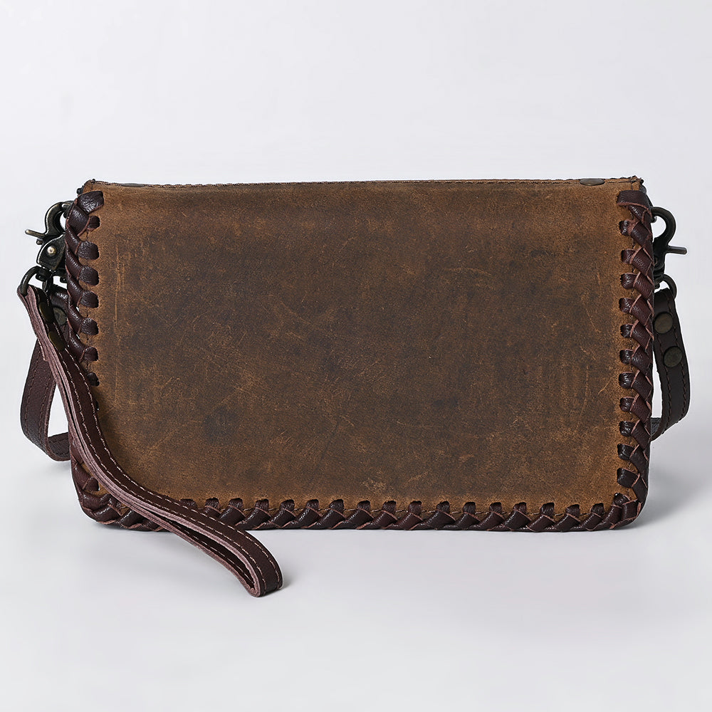 American Darling ADBG485CRAZY Organiser Genuine Leather Women Bag Western Handbag Purse