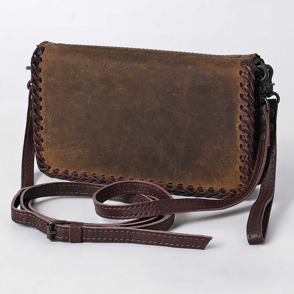 American Darling ADBG485CRAZY Organiser Genuine Leather Women Bag Western Handbag Purse