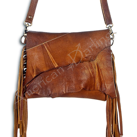 American Darling ADBGZ114 Cross Body Genuine Leather Women Bag Western Handbag Purse