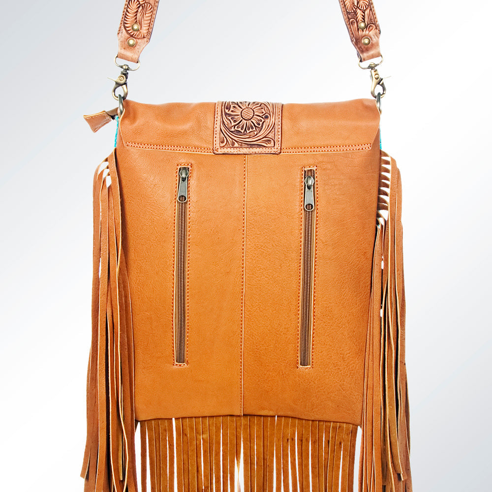 American Darling ADBGZ129F13 Large Crossbody Hand Tooled Saddle Blanket Genuine Leather Women Bag Western Handbag Purse