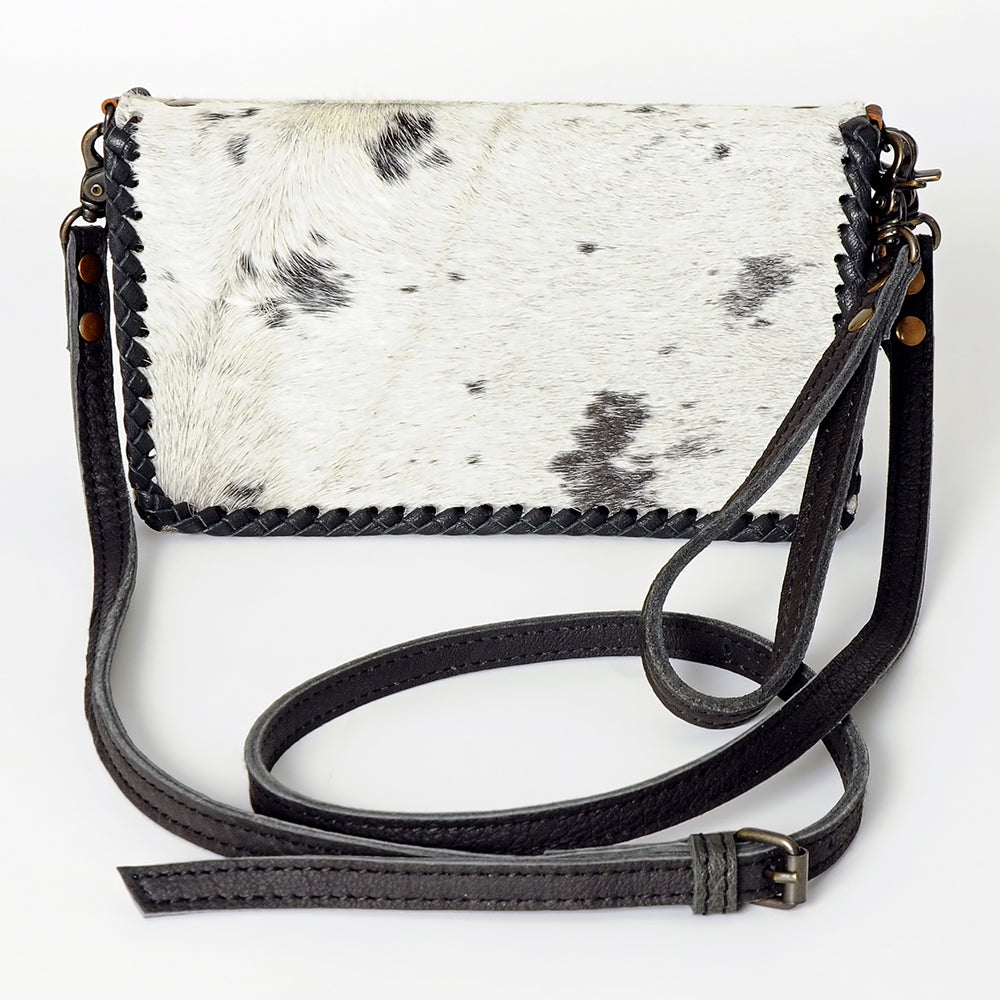 American Darling ORGANISER Upcycled Wool Genuine Leather women bag western handbag purse