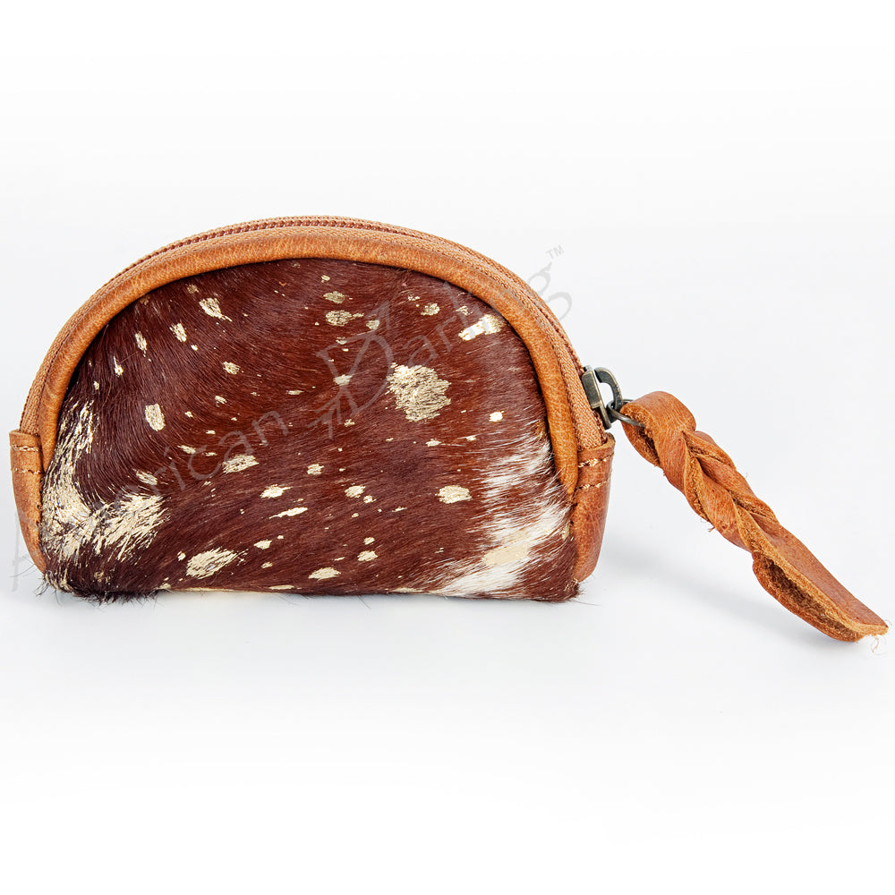 American Darling Coin Purse Hair On Genuine Leather Women Bag Western Handbag Purse