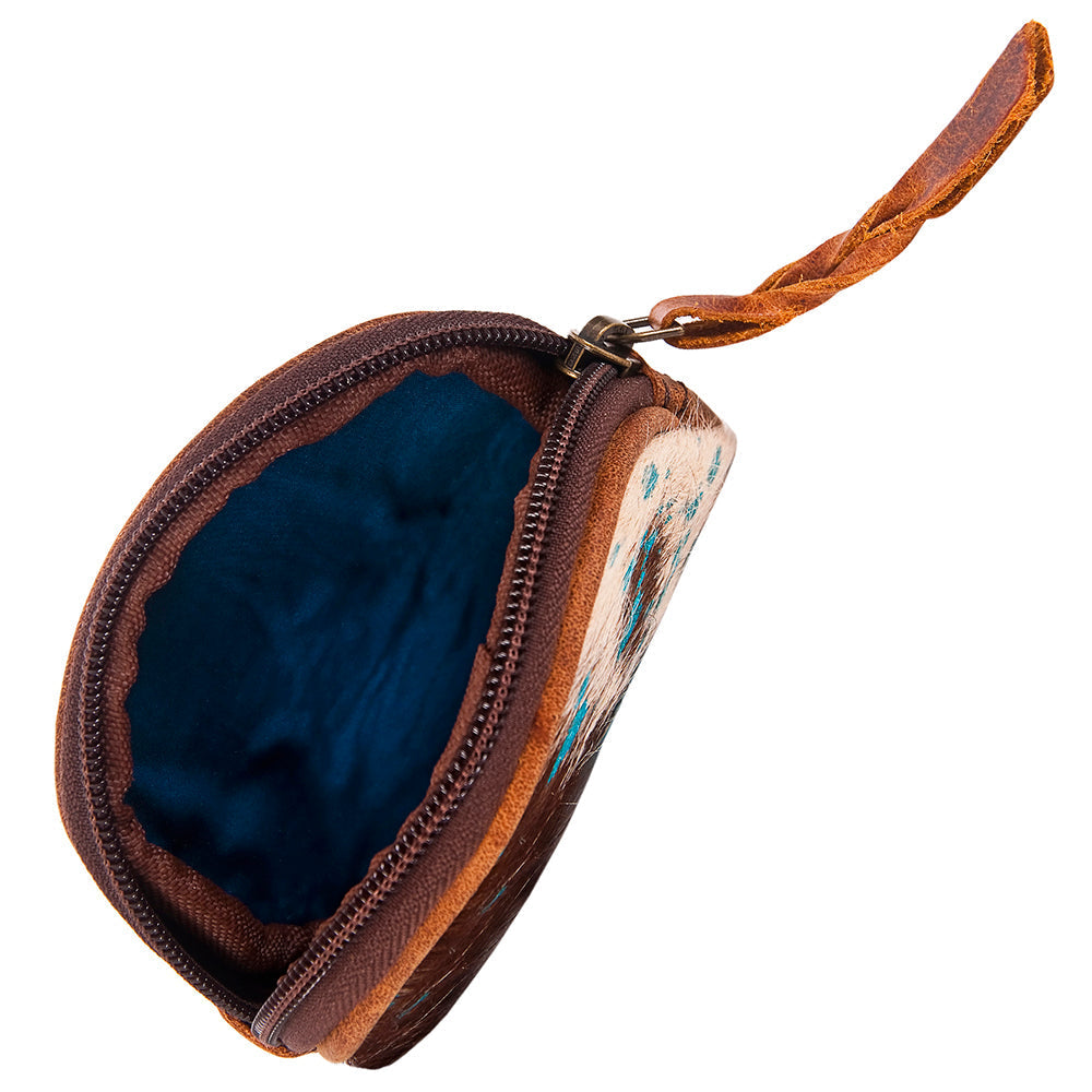 American Darling Coin Purse Hair On Genuine Leather Women Bag Western Handbag Purse