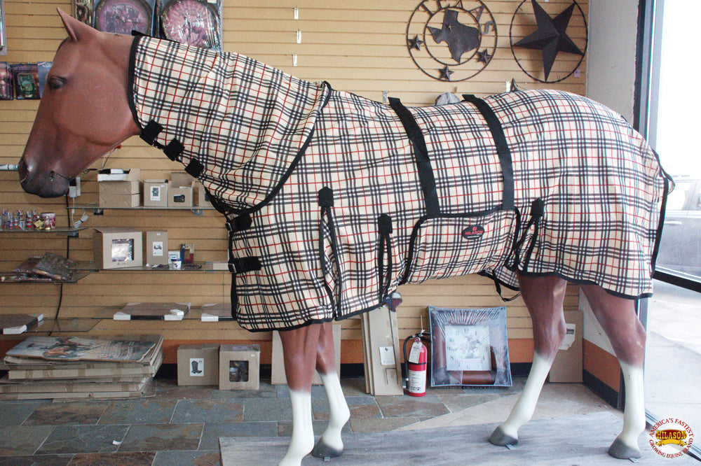 Horse Fly Sheet Uv Protect Mesh Bug Mosquito Summer Plaid