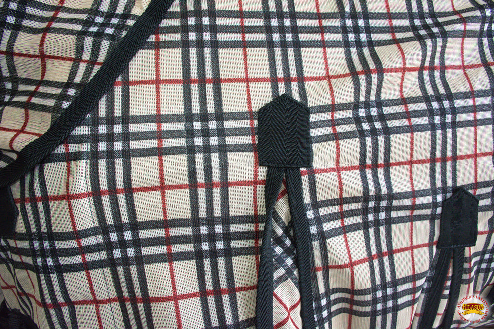 Horse Fly Sheet Uv Protect Mesh Bug Mosquito Summer Plaid