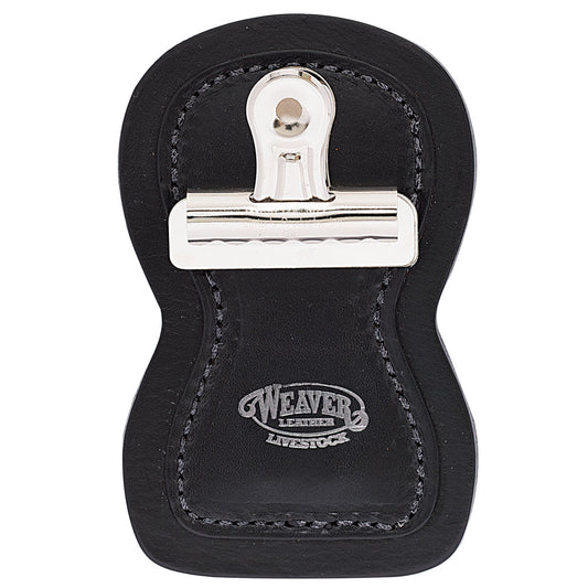 3 1/8 In X 5 In Weaver Leather Livestock Leather Show Holder Black
