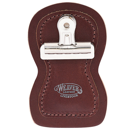 3 1/8 In X 5 In Weaver Leather Livestock Leather Show Holder Brown