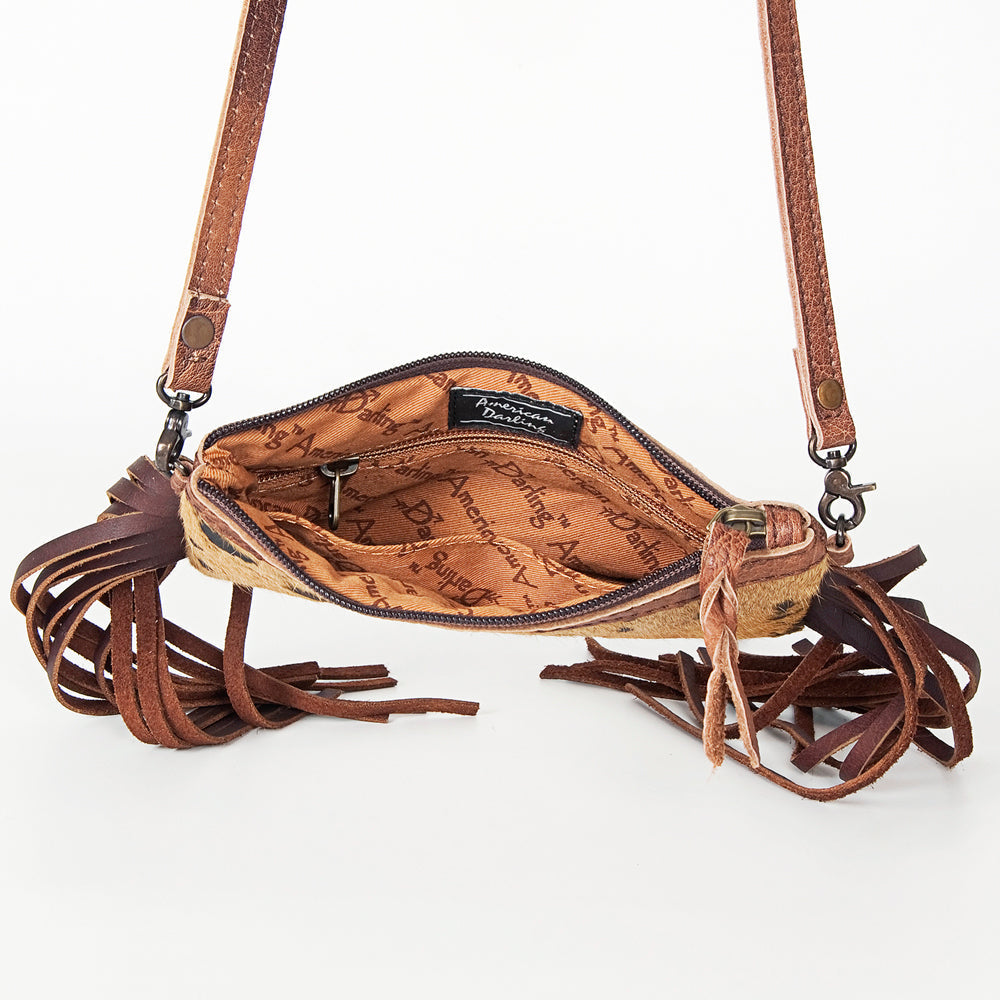 American Darling Small Crossbody Hair On Genuine Leather Women Bag Western Handbag Purse