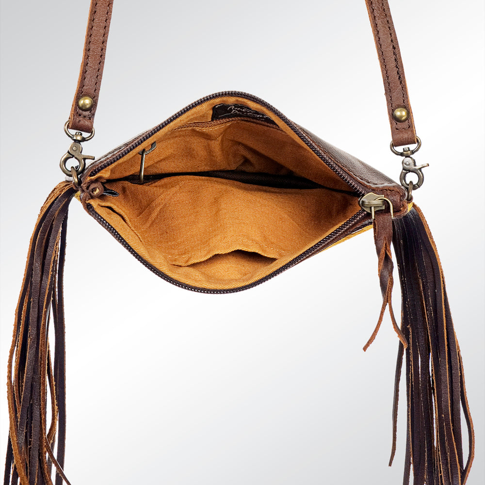 American Darling Small Crossbody Hair On Genuine Leather Women Bag Western Handbag Purse