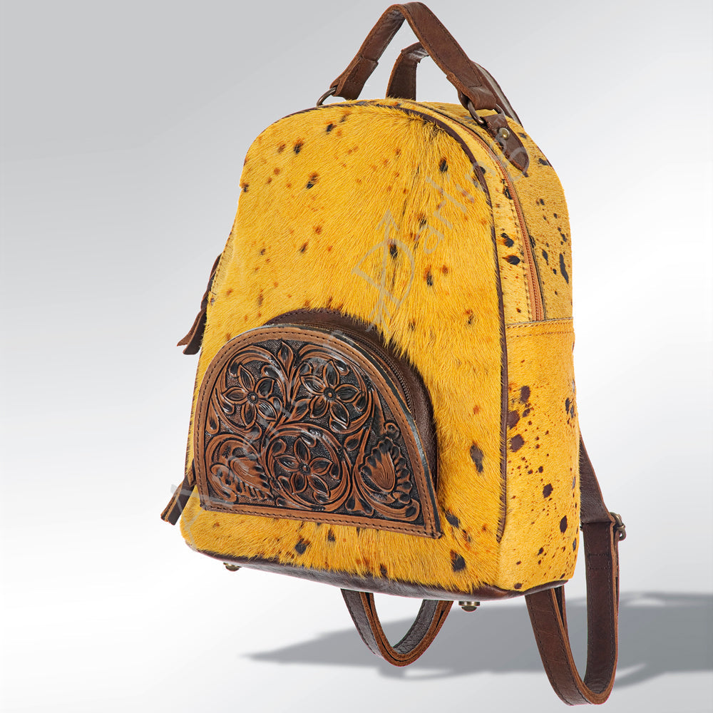 American Darling Hand Tooled Hair On Genuine Leather Women Bag Western Handbag Purse